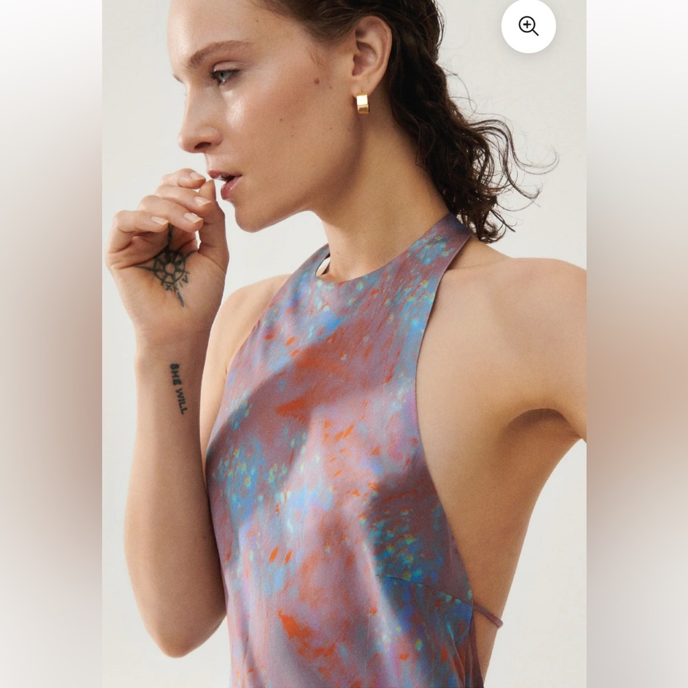 Silk Laundry HALTER DRESS DAZED - Picture 4 of 5